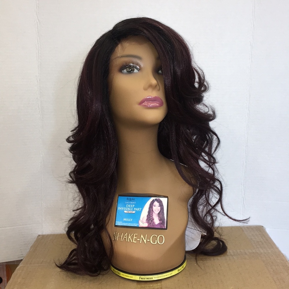 🆕 swoop bang style lace front wig